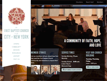 Tablet Screenshot of firstnyc.org